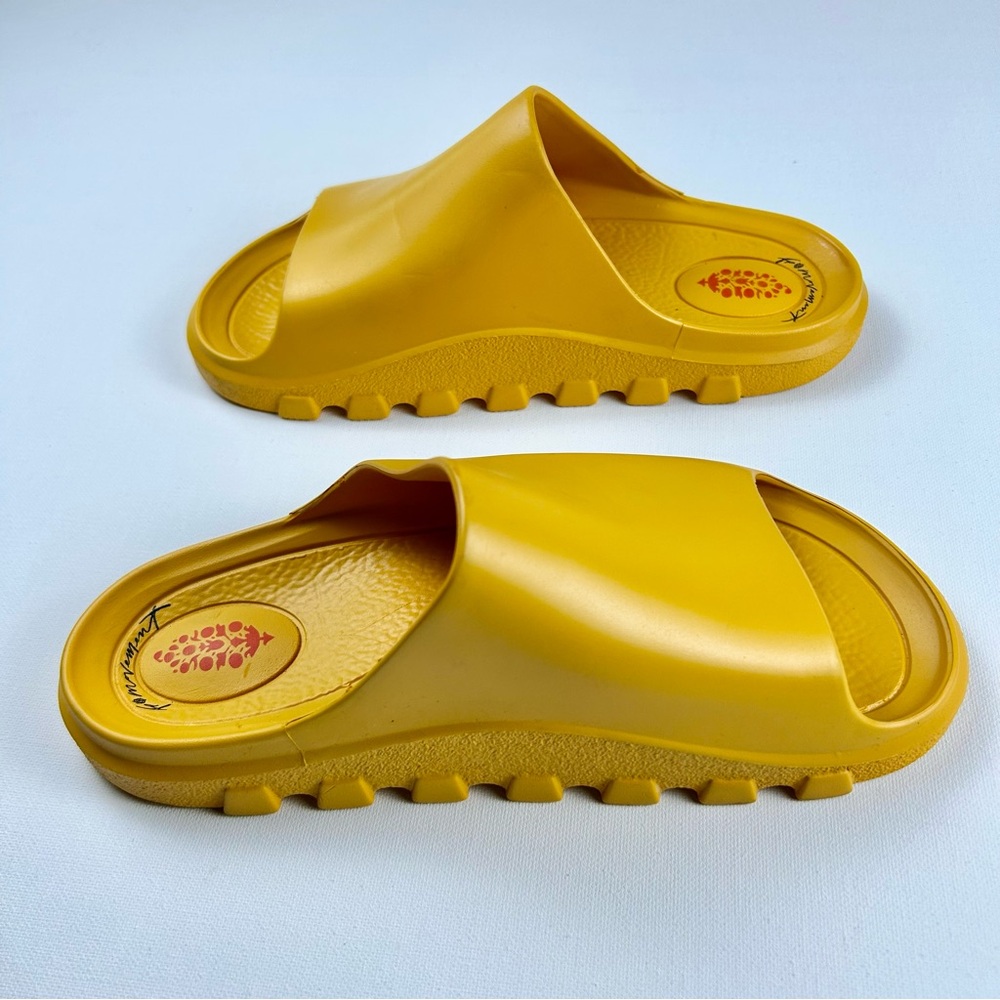 FP Movement by Free People Yellow Foam Slide Sandals 37/38 (f0080) - Picture 7 of 7